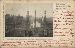 Destruction of San Francisco By Fire, April 18, 1906 California Postcard Postcard Postcard