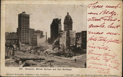 Chronicle, Mutual Savings and Call Buildings San Francisco, CA Postcard Postcard Postcard