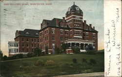 Odd Fellows' Home Worcester, MA Postcard Postcard Postcard