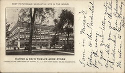 Hahne & Co.'s Twelve Acre Store Postcard