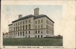 State Normal School Lowell, MA Postcard Postcard Postcard