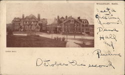 Dana Hall Wellesley, MA Postcard Postcard Postcard