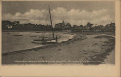 Crescent Beach from Belle Island Norwalk, CT Postcard Postcard Postcard