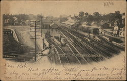 Railroad Station Postcard