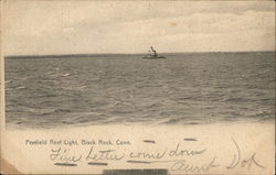 Penfield Reef Light Black Rock, CT Postcard Postcard Postcard