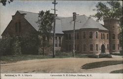 Gymnasium N.H. College Durham, NH Postcard Postcard Postcard