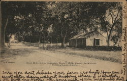 Old School House, Built 1826, East Avenue Postcard