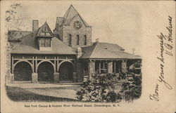 New York Central & Hudson River Railroad Depot Canandaigua, NY Postcard Postcard Postcard