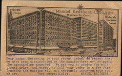 Mandel Brothers Postcard