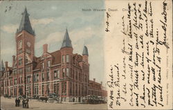 North Western Depot Chicago, IL Postcard Postcard Postcard