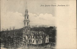 First Baptist Church Postcard