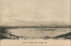 View of Harbor Postcard