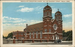 Immaculate Conception Church, 24th and Bancroft Street Postcard