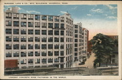 Burgess Lang & Co. Mfg. Buildings Haverhill, MA Postcard Postcard Postcard