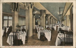 Grand Canyon Hotel Dining Room Yellowstone National Park, WY Postcard Postcard Postcard