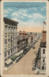 Bird's Eye View of Main Street, looking North Little Rock, AR Postcard Postcard Postcard