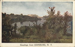 Greetings From Edinburg, NY Postcard Postcard Postcard