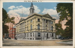 City Hall Elmira, NY Postcard Postcard Postcard