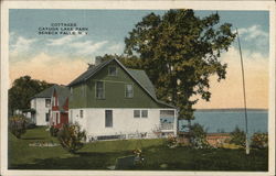 Cottages, Cayuga Lake Park Seneca Falls, NY Postcard Postcard Postcard