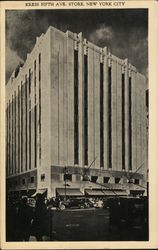 Kress Fifth Ave. Store Postcard