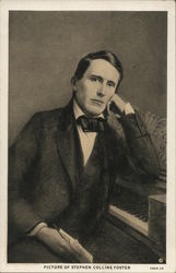 Picture of Stephen Collins Foster Poems & Poets Postcard Postcard Postcard