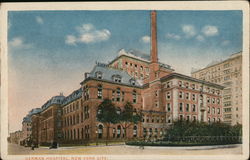 German Hospital New York City, NY Postcard Postcard Postcard