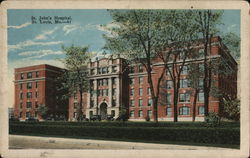 St. John's Hospital Postcard