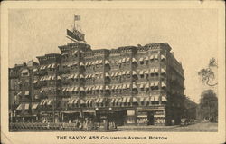 The Savoy, 455 Columbus Avenue Boston, MA Postcard Postcard Postcard