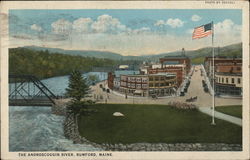 The Androscoggin River Postcard