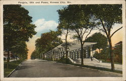 Pergola, 10th and Paseo Postcard