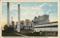 American Sugar Refinery, Calmette New Orleans, LA Postcard Postcard Postcard