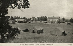 Cisco Beach Camp Lake Geneva, WI Postcard Postcard Postcard