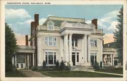 Washington House Wellesley, MA Postcard Postcard Postcard