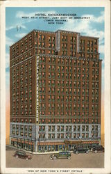 Hotel Knickerbocker New York City, NY Postcard Postcard Postcard