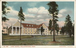 Lake Hotel - Yellowstone Park Postcard