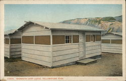 Mammoth Camp Lodge, Yellowstone National Park Postcard