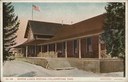 Norris Lunch Station, Yellowstone National Park Postcard