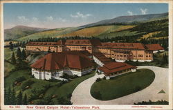 New Grand Canyon Hotel - Yellowstone Park Postcard