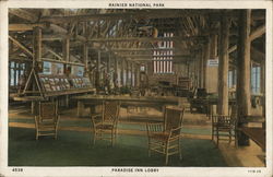 Paradise Inn Lobby Postcard