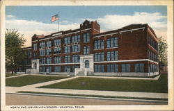 North End, Junior High School Postcard