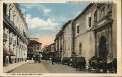 City Hall and Mercaderes Street Postcard