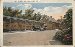 Railroad Station Postcard