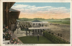 Judges Stand, Race Track Saratoga Springs, NY Postcard Postcard Postcard