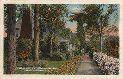 Walk in Chauncey Olcott's Garden Postcard