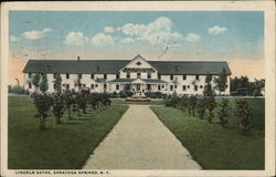 Lincoln Baths Postcard