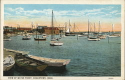 View of Water Front Postcard