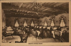 South Dining Room, Ben Riley's Arrowhead Inn Postcard