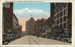 South Salina St., Showing Chimes Building Syracuse, NY Postcard Postcard Postcard