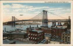 Williamsburg Bridge New York, NY Postcard Postcard Postcard