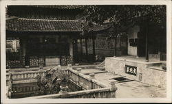 Hangchow Chinese Architecture Tiger Scratch Spring Postcard